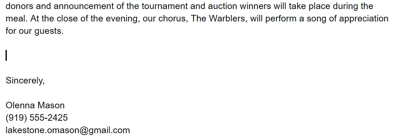 placing the insertion point