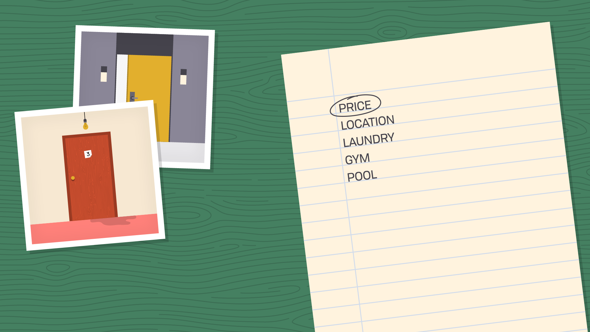 list with "price" circled list with "price" circled