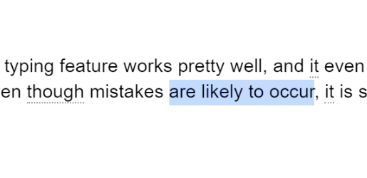 select are likely to occur