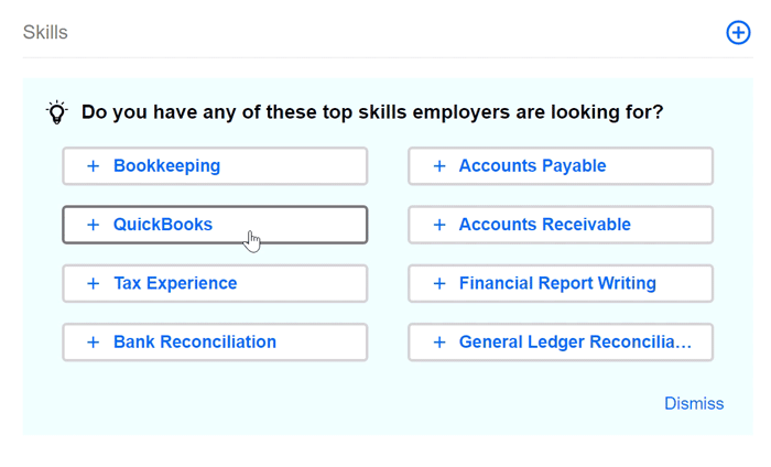 clicking on a skill clicking on a skill