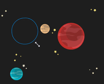 drawing the circle drawing the circle