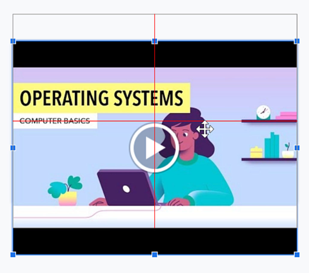 click-dragging method with alignment lines