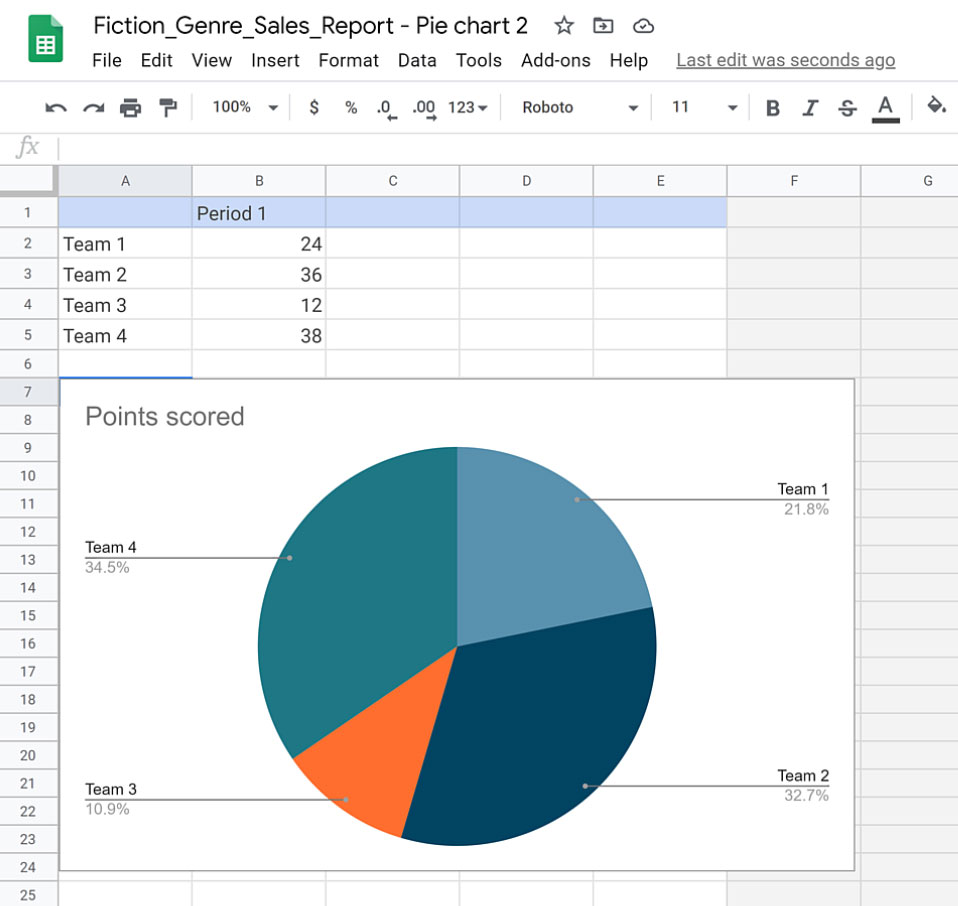 opening the spreadsheet
